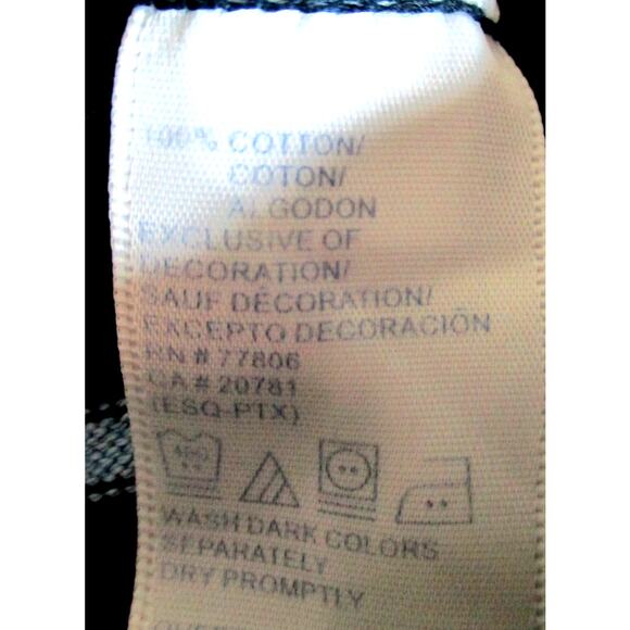 Tommy Hilfiger Jeans Women's Blue Striped Long Sleeve Stretch Sweater Size Large - Picture 10 of 10